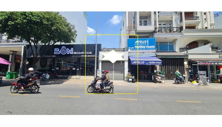 Cho thuê nhà mặt tiền Tân Hương 112m², ĐỐI DIỆN CHUNG CƯ - GẦN CHỢ